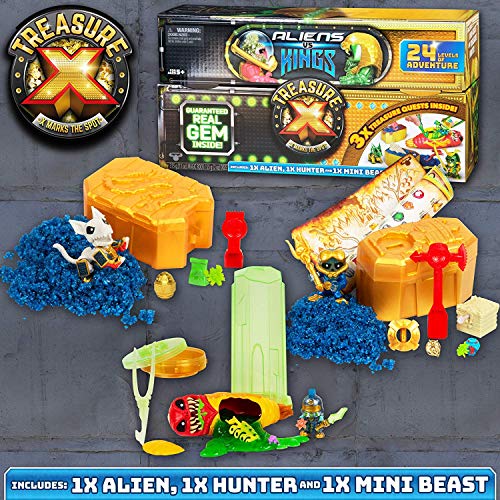 TREASURE X Treasure Chest Aliens V Kings Cofre del tesoro-los estilos varían, colores pueden variar. (Moose 41516) , color/modelo surtido