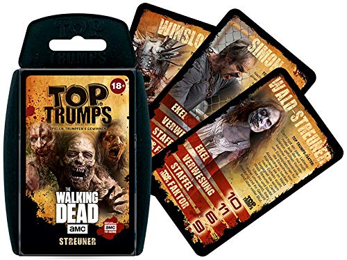 Winning Moves- Top Trumps-The Walking Dead AMC Streuner Edition Zombies Juego de Cartas, Color (63445)