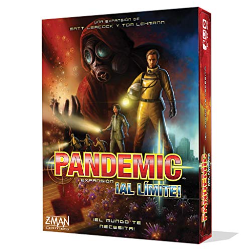 Z-man Games España - Juego de tablero Pandemic ¡al límite!, Español, Multicolor