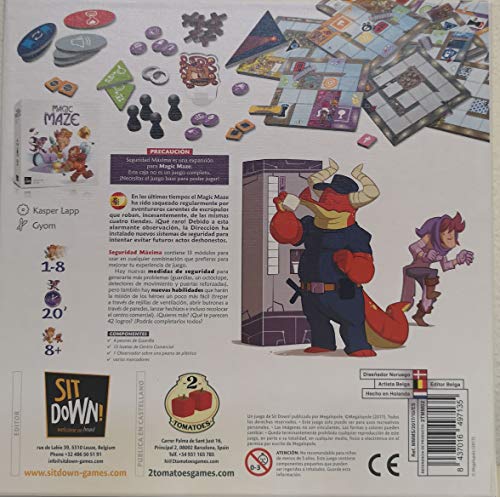 2 Tomatoes Games Magic Maze-Expansión Seguridad Máxima, Multicolor (8437016497135-0)