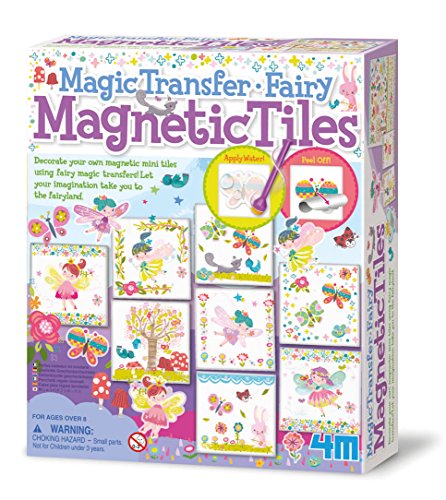 4M- Magic Transfer Fairy Magnetic Tiles: Arte con Pintura (00-04685)