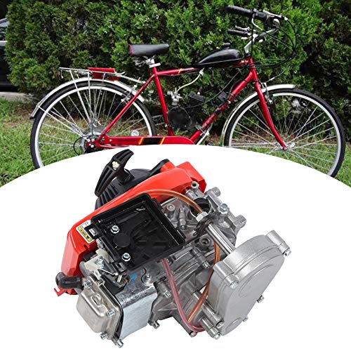 Alomejor Motor de Bicicleta 49CC Motor de Motor de Gas de 4 Tiempos para conversión de Bicicleta DIY Kit de Bicicleta motorizada