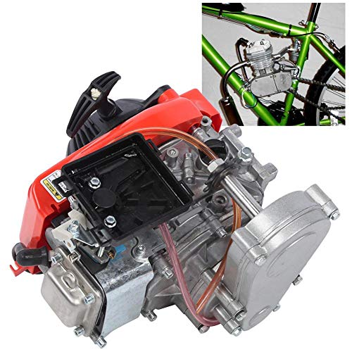 Alomejor Motor de Bicicleta 49CC Motor de Motor de Gas de 4 Tiempos para conversión de Bicicleta DIY Kit de Bicicleta motorizada