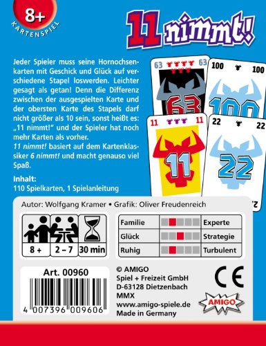 Amigo Spiel + Freizeit - Juego de cartas, de 2 a 7 jugadores [importado de Alemania]