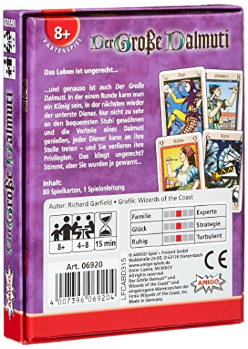 Amigo Spiel + Freizeit - Juego de cartas, de 4 a 8 jugadores [importado de Alemania]