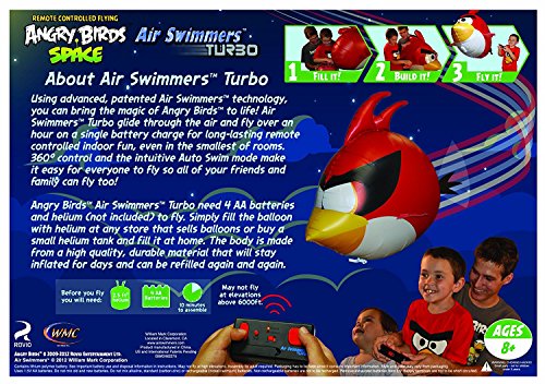 Angry Birds AR-1013 Air Swimmers - Globo con diseño de pájara teledirigido