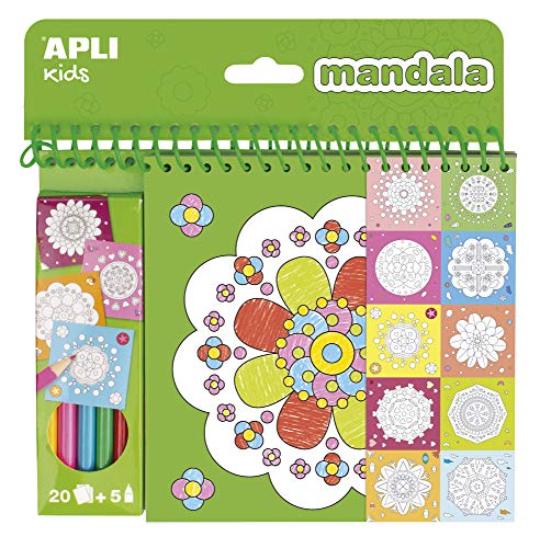 APLI Kids 17151 - Bloc pinta y colorea Mandala