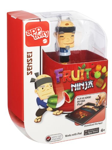 Apptivity Mattel - Figura Fruit Ninja, Color Azul y Negro (Y2828)