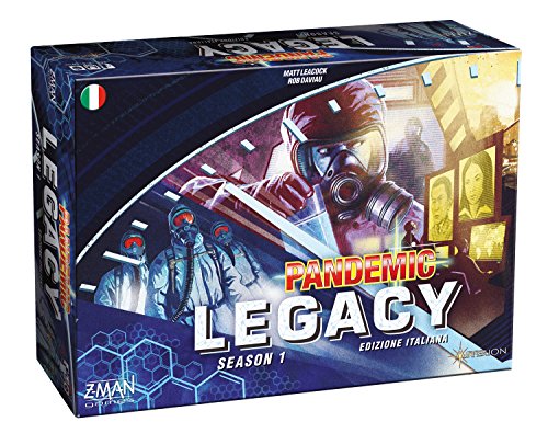 Asmodee Italia 8385 Pandemic Legacy – Edición Italiana, Azul