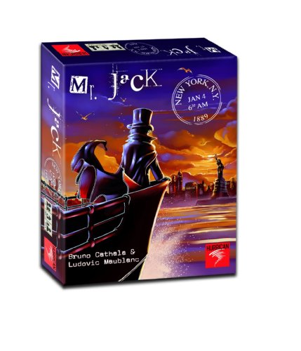 Asmodee - Mr. Jack Nueva York, juego de estrategia - Varios idiomas, incluye español (MRJ03ML)