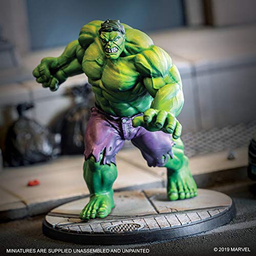 Atomic Mass- Marvel Crisis Protocol Hulk Character Inglés, Color (Fantasy Flight Games CP04EN)