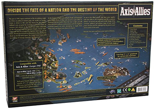 Avalon Hill / Wizards of the Coast A0626 - Juego de Mesa Axis & Allies: Pacific 1940 2nd Edition (Instrucciones en inglés)