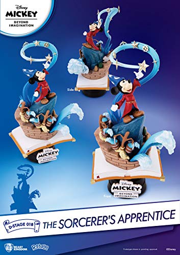 Beast Kingdom Disney Mickey Diorama El Aprendiz de Brujo, Multicolor (DS-018)