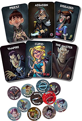 Bezier Games One Night Ultimate Vampire - Card Game - Kartenspiel - Englisch - English