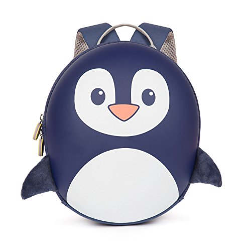 boppi Tiny Trekker Mochila Infantil De Viaje para Vacaciones - 4 litros - Pingüino Azul