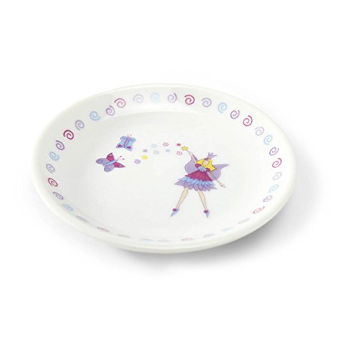 Cesta de pícnic de juguete y juego de té con hadas de Lucy Locket de color rosa para niños - Vajilla infantil de porcelana de 32 piezas