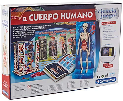 Clementoni-El Cuerpo Humano, Multicolor, Talla Única (550890)