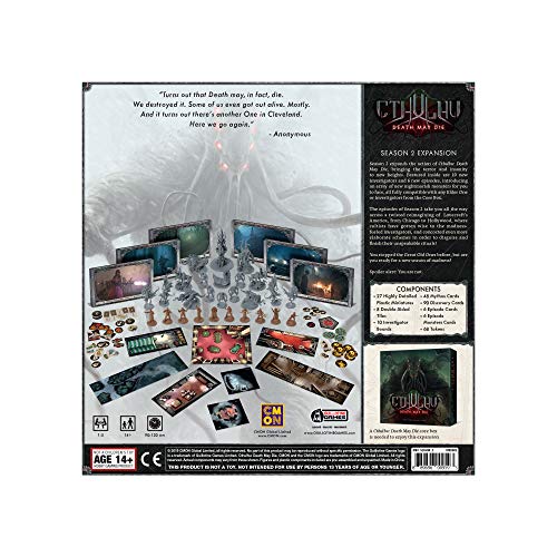 Cool Mini or Not Cthulhu: Death May Die - Season 2 Expansion - English