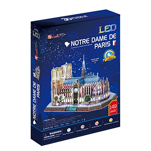 CubicFun - Puzle 3D con luz de Notre Dame