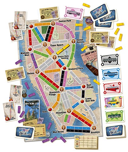 Days of Wonder DOW720060 Ticket to Ride New York, Multicolor