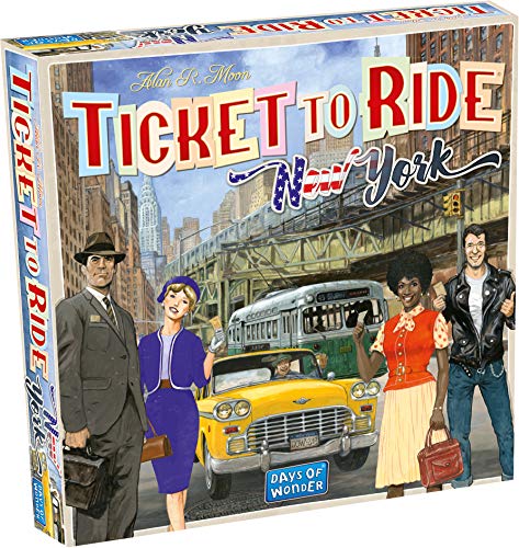 Days of Wonder DOW720060 Ticket to Ride New York, Multicolor