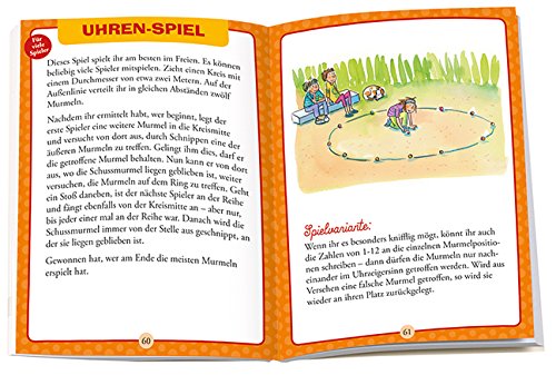 Die schönsten Murmelspiele (Kinderspiel) mit Buch: Spiele-Klassiker - bunte Glasmurmeln - Spielanleitungen