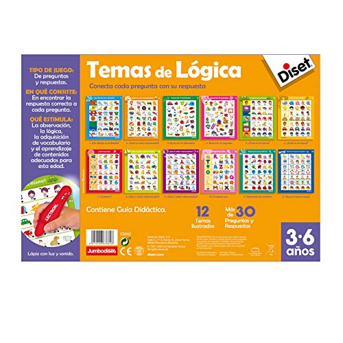 Diset 63882 - Lectron Lapiz Temas De Logica , color/modelo surtido