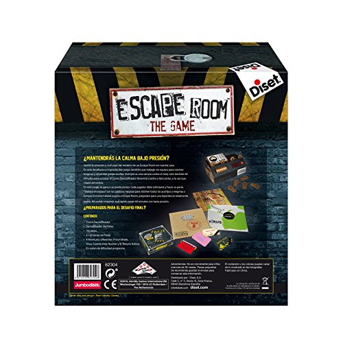 Diset- Juego Escape Room Habilidad/Estrategia, Miscelanea (62304) , color/modelo surtido