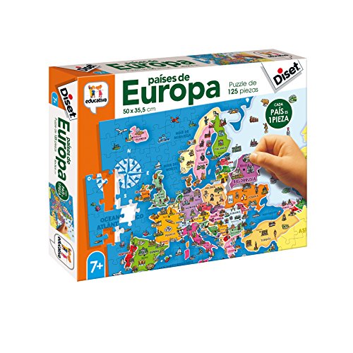 Diset- Juguete educativos Paises De Europa (68947) , color/modelo surtido
