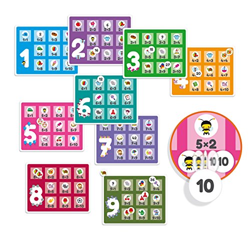 Diset- Juguete educativos Tablas De Multiplicar, Multicolor (68957)