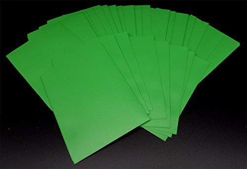 docsmagic.de 60 Mat Green Card Sleeves Small Size 62 x 89 - YGO CFV - Mini Fundas Verde