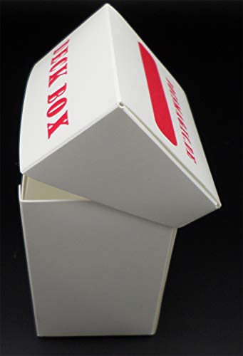 docsmagic.de Deck Box + 60 Mat White Sleeves Small Size - Mini Caja & Fundas Blanco - YGO