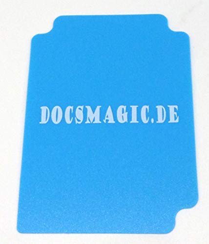 docsmagic.de Deck Box Full + 100 Double Mat Light Blue Sleeves Standard - Caja & Fundas Azul Claro - PKM MTG