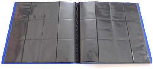 docsmagic.de Pro-Player 12-Pocket Playset Album Dark Blue - 480 Card Binder - MTG - PKM - YGO - Álbum para Tarjetas Azul Oscuro