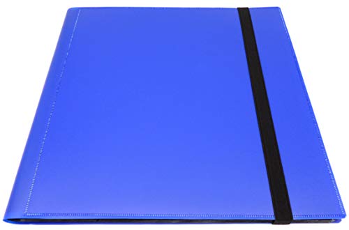 docsmagic.de Pro-Player 12-Pocket Playset Album Dark Blue - 480 Card Binder - MTG - PKM - YGO - Álbum para Tarjetas Azul Oscuro