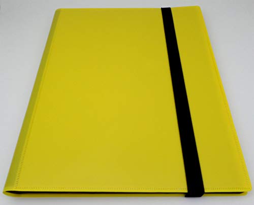 docsmagic.de Pro-Player 9-Pocket Album Yellow - 360 Card Binder - MTG - PKM - YGO - Álbum para Tarjetas Amarillo
