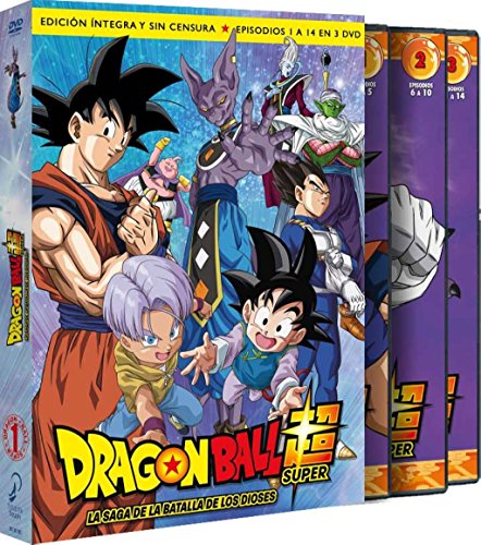 Dragon Ball Super. Box 1. La Saga De La Batalla De Los Dioses Episodios 1 A 14 [DVD]