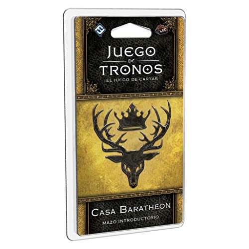 Edge Entertainment- Juego de Tronos LCG: Mazo introductorio de la Casa Baratheon - Español, Multicolor (GT40ES)
