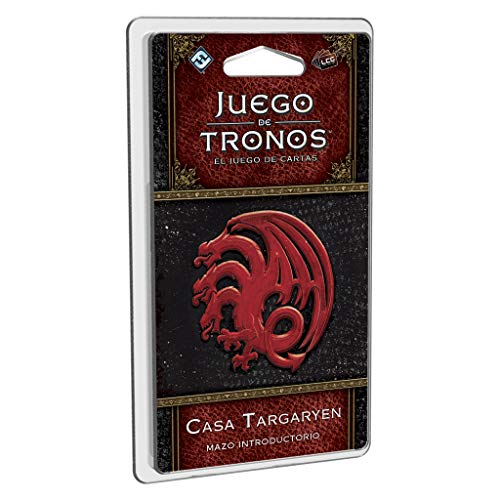 Edge Entertainment- Juego de Tronos LCG: Mazo introductorio de la Casa Targaryen - Español, Multicolor (GT43ES)