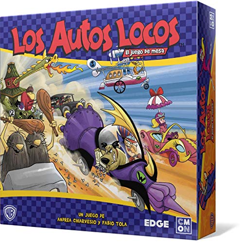 Edge Entertainment-Los Autos Locos el Juego de Mesa-Español, Color (EECMWR01)