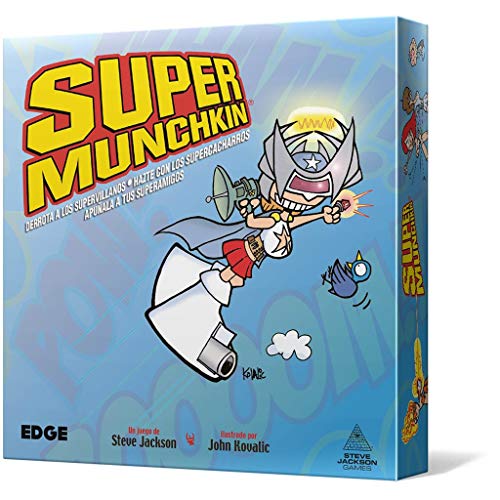 Edge Entertainment- Super Munchkin Nueva Edición, Color (EESJSU01)