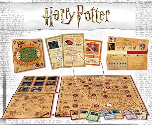 Educa mesa Harry Potter, un año en Hogwarts, 4 Modos de Juego Distintos, a partir de 7 años, color variado (18357) , color/modelo surtido