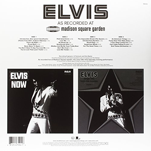 Elvis: As Recorded At Madison Square Garden [Vinilo]