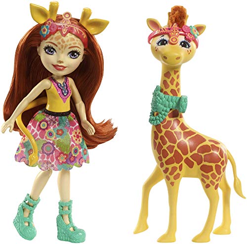Enchantimals Muñeca con mascota Gillian Giraffe (Mattel FKY74) , color/modelo surtido