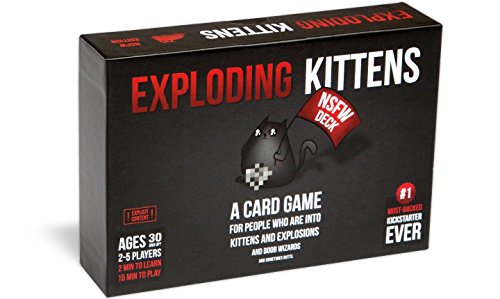 Exploding Kittens NSFW Edition - Juego de Cartas (Contenido explícito, en inglés)