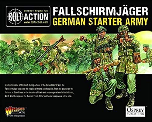 Fallschirmjager German Starter Army - Bolt Action Warlord Games - 28mm Minatures WWII Table Top Game by Warlord