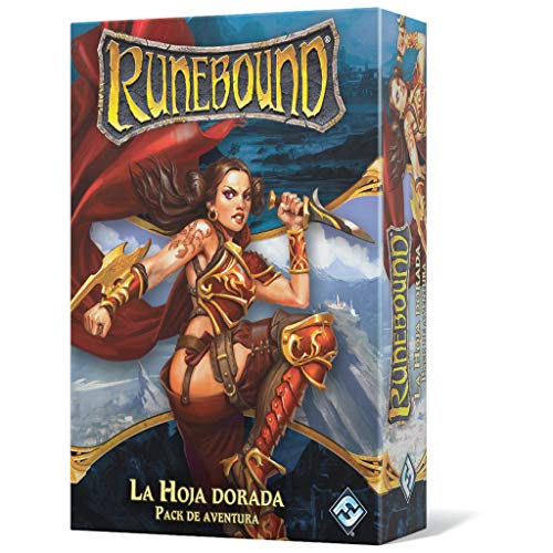 Fantasy Flight Games-La Hoja Dorada-Pack de Aventuras runebound-español, Color (FFRBD04)