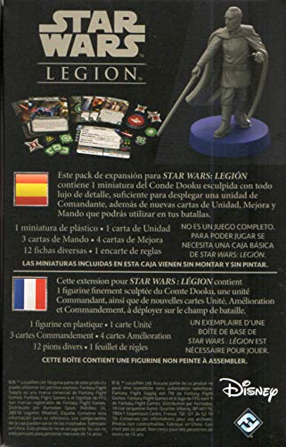 Fantasy Flight Games- Star Wars Legion - Conde Dooku, Color (SWL45ES) , color/modelo surtido