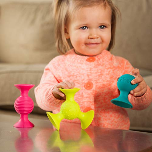 Fat Brain Toy CO Pip Squigz - Juguetes, sin BPA, para niños más de 6 meses