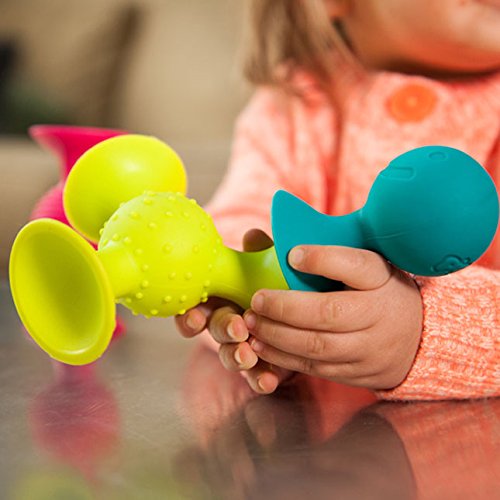 Fat Brain Toy CO Pip Squigz - Juguetes, sin BPA, para niños más de 6 meses